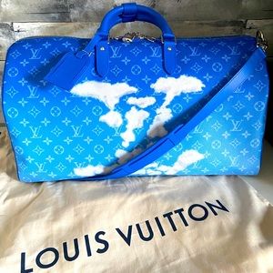 ‼️SOLD‼️New!! Louis Vuitton CLOUDS KEEPALL BANDOULIÈRE 50